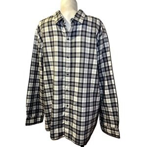 New Hawker Rye Top Velasquez Washed Twill Shirt Regular Fit Men's 2XL Plaid NWT